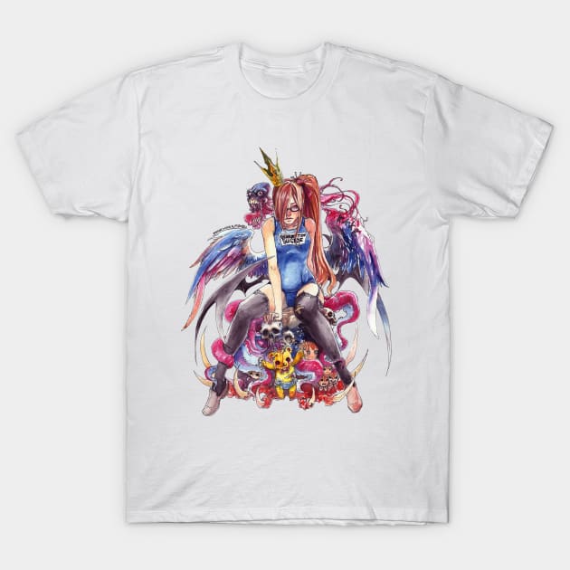 Queen T-Shirt by ArchiriUsagi